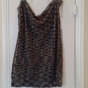 Jessica Simpson Grey & Silver Scarf